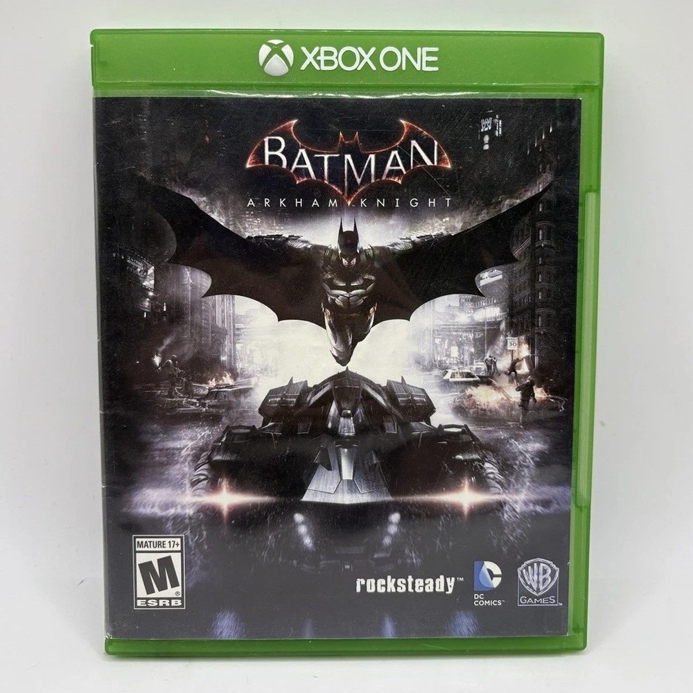 Batman Arkham Knight Xbox One Video Game Rocksteady WB Games 2015 Disc CIB
